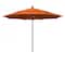 California Umbrella 11' Black Aluminum Market Patio Umbrella, Sunbrella Tuscan 194061333334 - alternate 1
